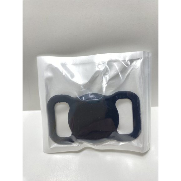 Black Dog Collar Air Tag Holder Case Silicone Brand New - Picture 6 of 6